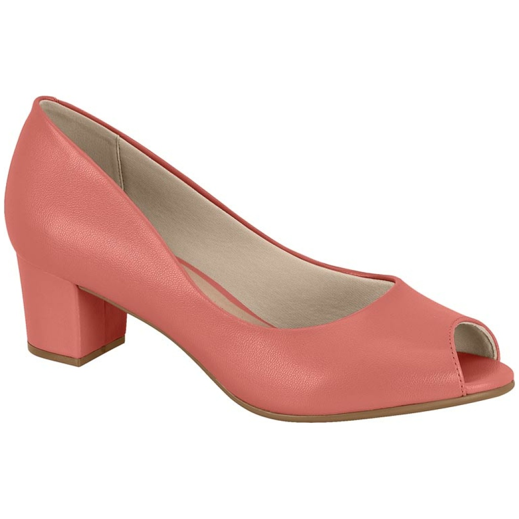 Peep toe cheap beira rio